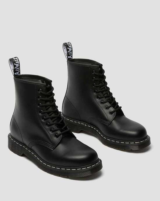 Botas Negras Dr. Martens 1460 Contrast Stitch Mujer Negros MX-60537